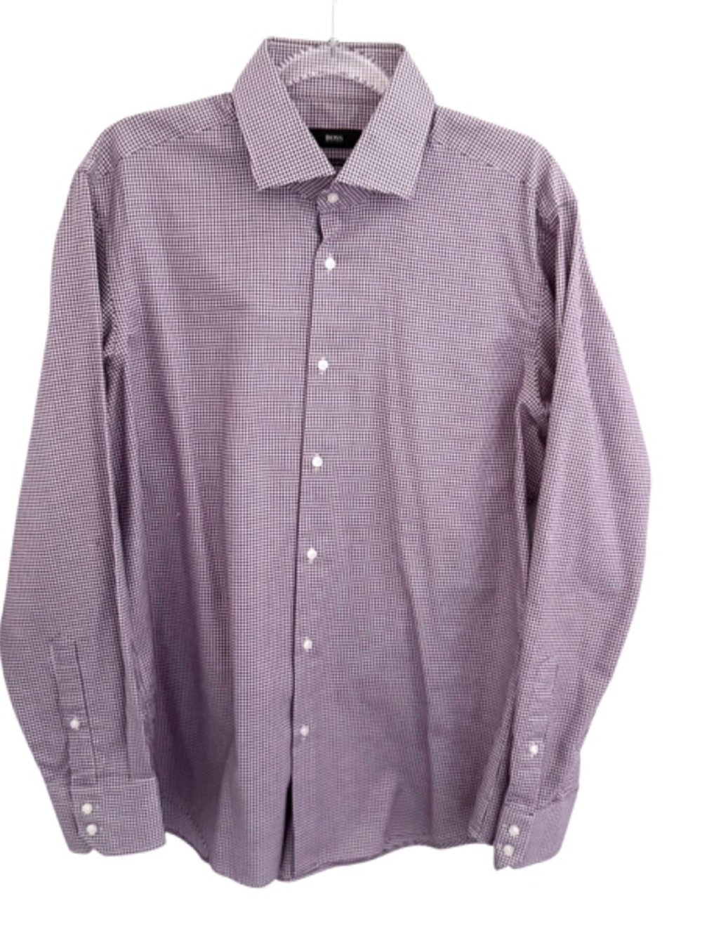 Hugo Boss Shirt Regular Fit Houndstooth 16.5 L